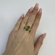 Серебряное кольцо с Султанит султанитом 5.103ct, вес изделия 3,64 гр (2122050) - изображение 3