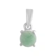 Серебряная подвеска с изумрудом 0.448ct (2140399) - изображение 1