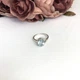 Серебряное кольцо с натуральным топазом 2.6ct, вес изделия 3,07 гр (2089377) - изображение 2