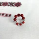 Серебряная брошка с кораллом (2136330) - изображение 2