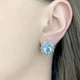 Серебряные серьги с натуральным топазом 1.425ct (2067979) - изображение 3