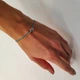 Серебряный браслет с без камней, вес изделия 1,55 гр (2134046) - изображение 2