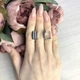 Серебряные серьги с натуральным сапфиром 1.797ct (2065432) - изображение 2