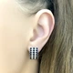 Серебряные серьги с натуральным сапфиром 1.797ct (2065432) - изображение 3
