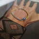 Серебряный браслет с емаллю, вес изделия 1,78 гр (2134008) - изображение 8