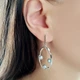 Серебряные серьги с натуральным жемчугом (2128762) - изображение 2