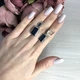 Срібні сережки з топазом Лондон Блю 12.437ct (2073505) - зображення 2