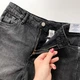 Джинсовые шорты H&M 164 см черный артикул Л489 - изображение 5