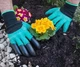 Перчатки садовые Garden Genie Gloves с ногтями Синий - изображение 5