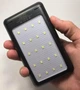 Портативная зарядка Power Bank Metal Led Solar Black 20000 mah (FG22) - изображение 4