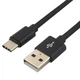 Кабель USB to USB-C everActive CBB-1CB 1m, USB 2.0, PD 3A 60W, Black в оплетке - изображение 2