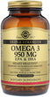 Жирні кислоти Solgar Omega-3 EPA, DHA Потрійна Сила 950 мг 100 капсул (33984020580) - зображення 3