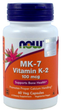 Now Foods Witamina MK-7 K-2 100 mg 60 kapsułek (733739009920) - obraz 1