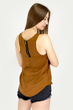 Майка Stradivarius 2015/209/442 коричневая M - изображение 4