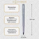 Ручка ролер Parker Vector 17 XL Metallic Silver Blue CT RB 06122 - зображення 2