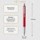 Ручка шариковая Parker VECTOR 17 Red BP блистер 05 336 - изображение 2