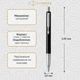 Кулькова ручка Parker VECTOR 17 Black BP 05 132 - изображение 2