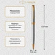 Кулькова ручка Parker SONNET 17 Stainless Steel GT 84 132 - зображення 2