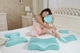 Ортопедическая подушка между колен, подушка-сердце Correct Shape Sleep Comfort Лаванда шелк - изображение 2