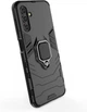 Чохол Iron Ring для Samsung Galaxy A14/A145 протиударний бампер з підставкою Black - зображення 5