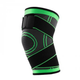 Бандаж коленного сустав спортивный эластичный KNEE SUPPORT Зеленый (1651198276) - изображение 10