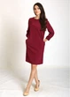 Платье женское InDresser XS Бордовый (IN-0206Н009Д-Bordo) - изображение 1