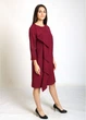 Платье женское InDresser S Бордовый (IN-0209Н009Д-Bordo) - изображение 3
