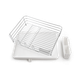 Сушилка для посуды MVM 390x300x120мм белая DR-02 WHITE - изображение 8