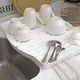 Сушка для посуды MBM HOME 45.5х35.8х3.5 см Белая (DR-01 WHITE) - изображение 6