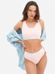 Спортивный бюстгальтер Apriori Sport Фламинго AU-0310012 XS Светло-розовый (ROZ6400038988) - изображение 3