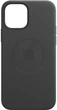 Etui Apple MagSafe Leather Case do Apple iPhone 12 Pro Max Black (MHKM3) - obraz 5