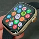 Смарт годинник Smart Watch HK9 Pro 45 mm AMOLED екран українське меню з функцією дзвінка Золотий корпус + чорний ремінець - зображення 11