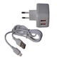 Адаптер мережевий Koni Strong Lightning Cable KS74 (L) |2USB, 2.4A| білий - зображення 1