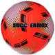 М'яч футбольний №5 PU ламінований гібридна зшивка HYBRID SOCCERMAX FIFA FB-3119 (PU, червоний-білий) - изображение 1