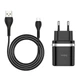 Зарядное устройство Hoco C12Q QC 3.0 18W Micro Black - изображение 1