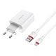 Зарядний пристрій Borofone BA21A Micro QC 3.0A 18W White - зображення 1