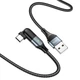 Кабель USB Hoco U100 Orbit Micro Чорний - зображення 1