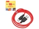 Кабель USB Hoco X21 Silicone Type-C Чёрно-Красный - изображение 2