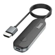 Адаптер перехідник Hoco UA23 4K HDMI to Lightning (F) 1m чорний - зображення 1