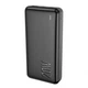 Повербанк Hoco J87A (20000 mAh / Out: USB 18W QC3.0, Type-C 20W PD / In: Type-C 18W, micro 18W) с LED индикатором, черный - изображение 5