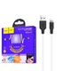 Кабель USB Hoco X21 Plus Silicone Lightning 2m Чёрно-Белый - изображение 2