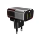 СЗУ & Кабель Ldnio A2206Q Micro для зарядки на 2 USB 2.4 A чёрный серебристый (717615) - изображение 1