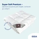 Одеяло Super Soft Premium всесезонное 155х215 см - изображение 3