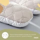 Подушка П-образная для беременных и отдыха стеганная ТМ IDEIA 140х75х20 см серо-белая (8-33724*001) - изображение 7