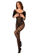 Сітчастий бодістокінг з імітацією підв’язок Obsessive Bodystocking G329 XL/XXL, black, з доступом - зображення 5