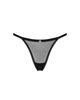 Прозорі стрінги із мереживом Obsessive Celia Noir thong XS/S - изображение 5