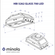 Витяжка повно вбудована Minola HBI 5262 BL GLASS 700 LED - зображення 10