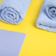 Полотенце салфетка махровое 30х50 Косичка лаванда - изображение 4