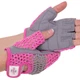Перчатки для фитнеса перчатки спортивные Zelart Fitness Gloves 161954 размер XS Grey-Pink - изображение 5