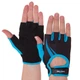 Рукавички для фітнесу спортивні рукавички Zelart Lady Collection Fit 161731 розмір XS Black-Blue - зображення 1